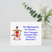 Yo Momma 10 Postkarte (Stehend Vorderseite)