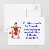 Yo Momma 10 Postkarte (Vorne/Hinten)