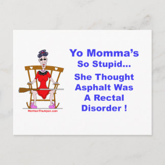 Yo Momma 10 Postkarte