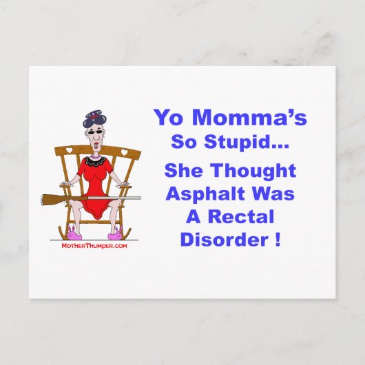 Yo Momma 10 Postkarte (Vorderseite)