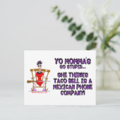 Yo Momma # 10 Postkarte (Stehend Vorderseite)