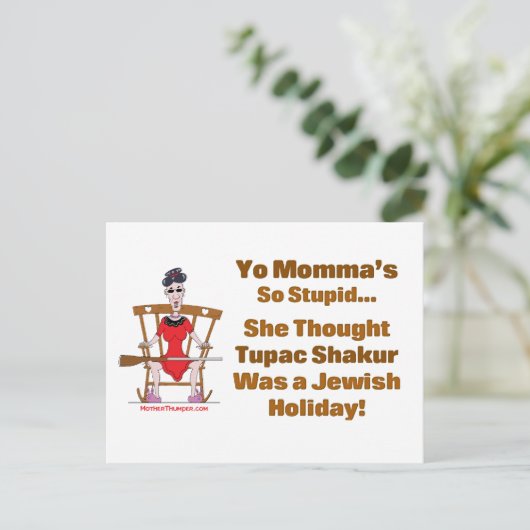 Yo Momma # 11 Postkarte (Stehend Vorderseite)