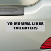 Yo Momma mag Tailgaters Autoaufkleber (Auf Auto)