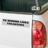 Yo Momma mag Tailgaters Autoaufkleber (Auf Lkw)