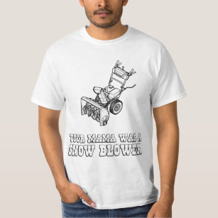 Yo Momma Roboter-Witz - sie war eine Schneefräse T-Shirt