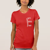 "Yo No Se" Spanischer T - Shirt für Zweisprachigke (Vorderseite)