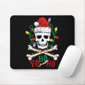 Yo S Ho Rate Boat Cruise Xmas Skull Crossbones Chr Mousepad (Mit Mouse)