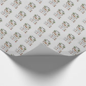 Yo Santa Funny Summer Christmas Tropical Holiday Geschenkpapier (Ecke)
