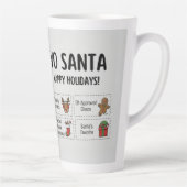 Yo Santa Funny Summer Christmas Tropical Holiday Milchtasse (Rechts)