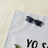 Yo Santa Funny Summer Christmas Tropical Holiday Strandtuch (Beispiel)