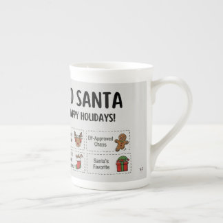Yo Santa Lustiges Sommer Weihnachten Tropischer Ur Porzellantasse