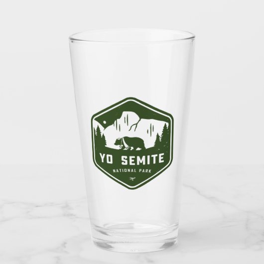 Yo Semite Beer Glass Glas (Vorderseite)
