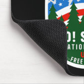 Yo Semite National Park Funny American Flag Thigh Mousepad (Ecke)