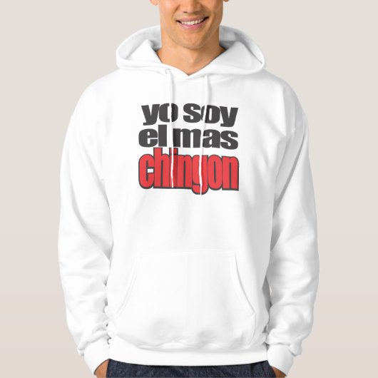 Yo Sojabohnenöl-EL mas Chingon Hoodie (Vorderseite)