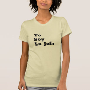Yo Sojabohnenöl-La Jefa/I morgens der Chef: Wecke T-Shirt