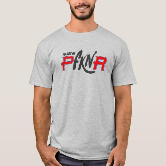 Yo Soy de PFKNR Camiseta – Orgullo Puertorriqueño T-Shirt (Vorderseite)