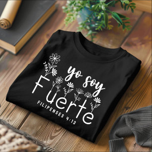 Yo Soy Fuerte Christliches Spanisches T-Shirt