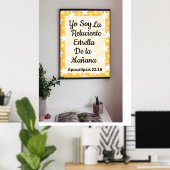 Yo Soy La Luciente Estrella De La Mañana Poster (Heimbüro)