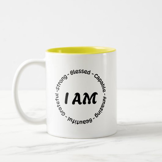 Yo soy zweifarbige tasse (Links)