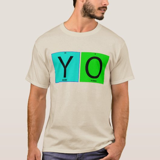 YO squares T-Shirt (Vorderseite)