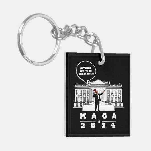 YO TRUMP 2024 SCHLÜSSELANHÄNGER (Vorderseite links)
