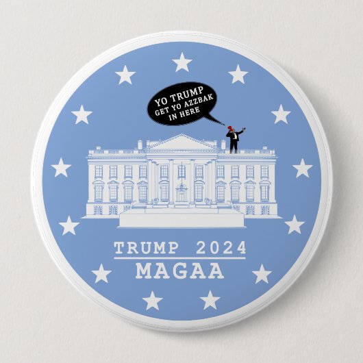 YO TRUMP - BUTTON WHITEHOUSE (Vorderseite)