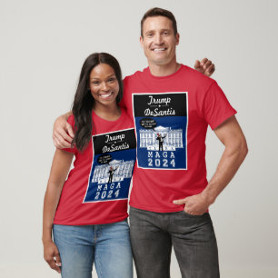 YO TRUMP DESANTIS 2024 Whitehouse Ultra MAGA T-Shirt