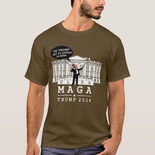 YO TRUMP KOMMT 2024 ULTRA MAGA ZURÜCK T-Shirt (Vorderseite)
