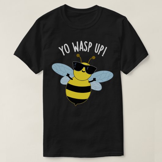 Yo wackelte lustige Bug Puns T-Shirt (Design vorne)