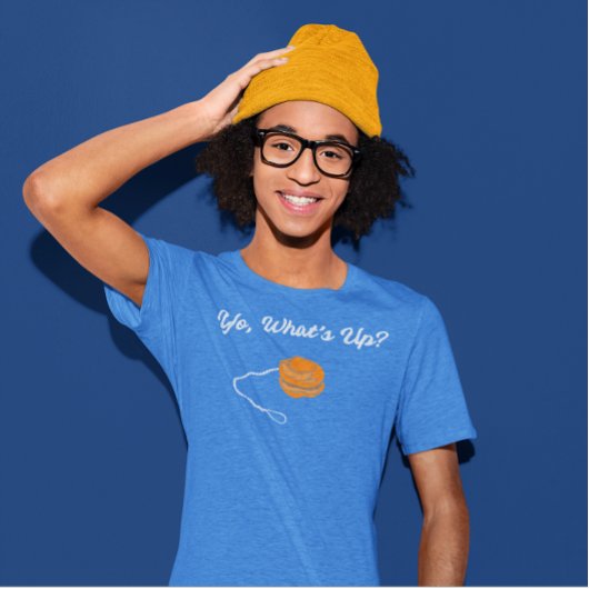 Yo Was ist mit Yo-Yo Graphic los? Tri-Blend Shirt