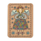 Yo Yo Quilt Angel MAGNET Primitiv (Vertikal)