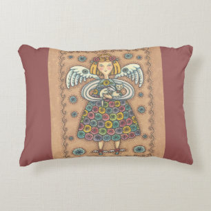 Yo Yo Quilt Engel ACCENT KISEN Zierkissen