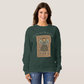 Yo Yo Quilt GUARDIAN ANGEL AND CAT SWEATSHIRT (Vorne ganz)