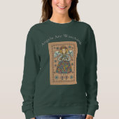 Yo Yo Quilt GUARDIAN ANGEL AND CAT SWEATSHIRT (Vorderseite)