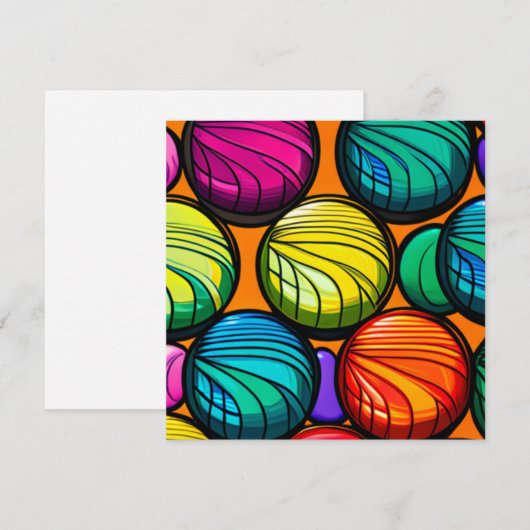 Yo-Yo Yowza Feiertagskarte (Vorne/Hinten)