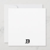 Yo-Yo Yowza Feiertagskarte (Rückseite)