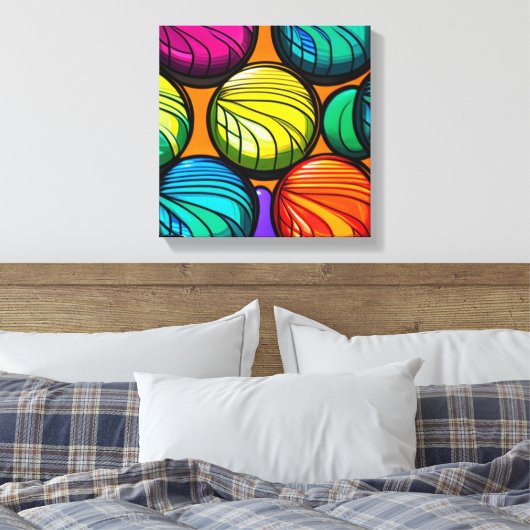 Yo-Yo Yowza Leinwanddruck (Insitu (Schlafzimmer))