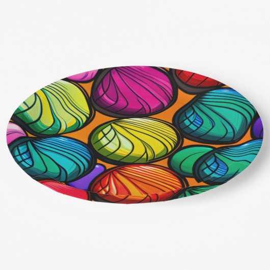 Yo-Yo Yowza Pappteller (Schrägansicht)