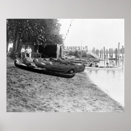 Yocum Canoe House: 1932 Poster (Vorne)