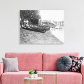 Yocum Canoe House, Arlington Beach Park Leinwanddruck (Insitu (Wohnzimmer))