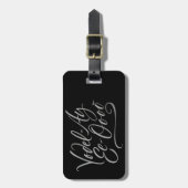 Yoddeling Luggage Funny Yodel Lettering Gepäckanhänger (Vorderseite vertikal)