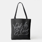 Yodeling Lettering Yodel-Ay-Ee-Oooo-Singing Tasche (Rückseite)