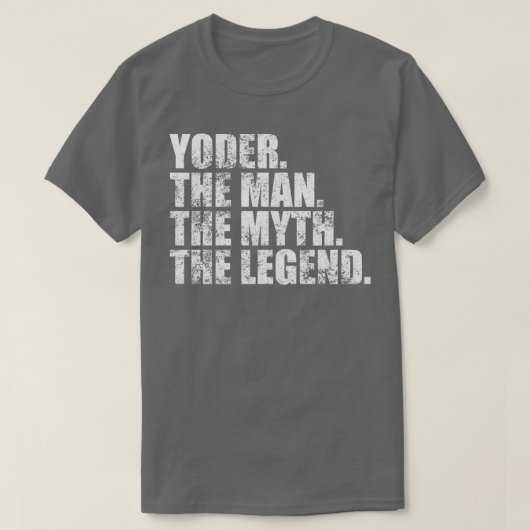 YoderYoder Familienname Yoder Nachname Yoder Nachn T-Shirt (Design vorne)