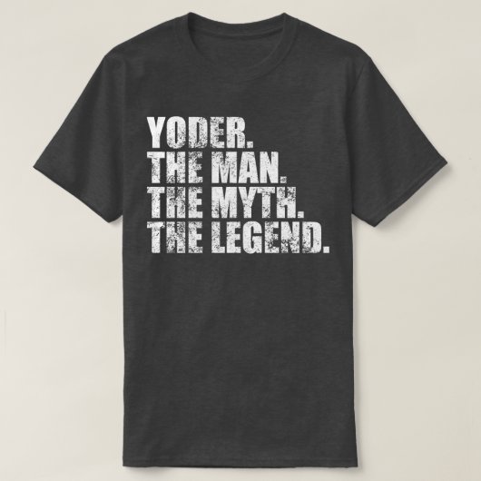 YoderYoder Nachname Yoder Nachname Yoder Surna T-Shirt (Design vorne)
