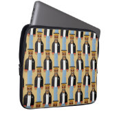 Yog – Patterned Laptop Sleeve (Vorne Rechts)