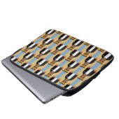 Yog – Patterned Laptop Sleeve (Vorne Knopf)