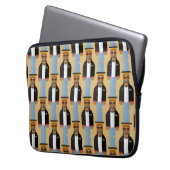 Yog – Patterned Laptop Sleeve (Vorderseite Links)