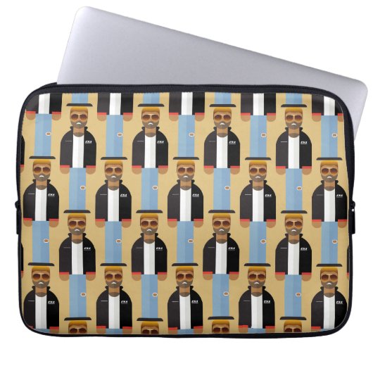 Yog – Patterned Laptop Sleeve (Vorderseite)