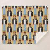 Yog – Patterned Sherpa Blanket Sherpadecke (Vorderseite (Horizontal))