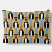 Yog – Patterned Zipper Accessory Pouch Zubehörtasche (Rückseite)